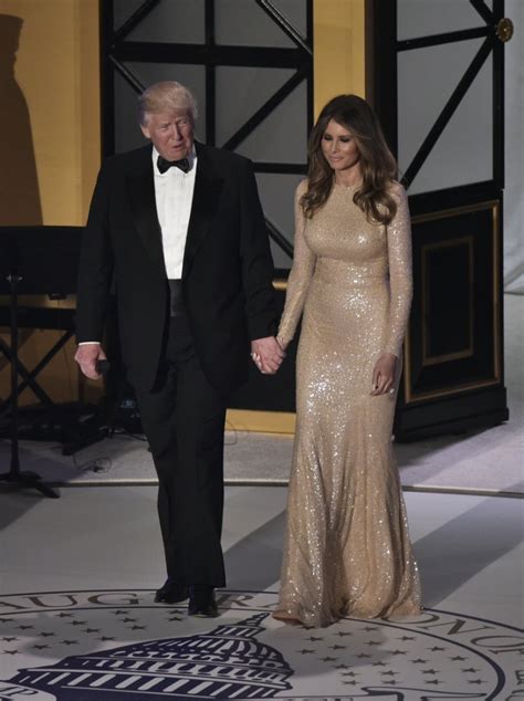 melania trump wore   pre inauguration dinner fashionsycom