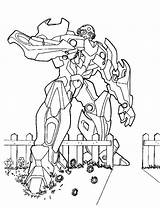 Coloring Transformers Pages Print Printable Kids sketch template