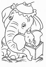 Dumbo Coloring Pages Kids Choose Board Printable Book Disney sketch template