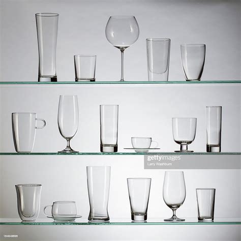A Collection Of Various Types Of Drinking Glasses Arranged Free Nude