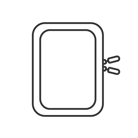 gadget protective case linear icon thin  illustration contour