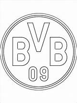 Borussia Dortmund Kolorowanka Piłkarskie Kluby Kolorowanki Ladnekolorowanki Wszystkie Niemieckie Pokaż sketch template