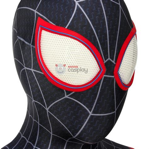 Miles Morales Costume Spider Man Into The Spider Verse Cosplay Costume