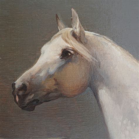 horse portrait polish oil painting artist equestrian thoroughbred