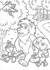 Coloring Swiper Dora Pages Popular Boots Library sketch template