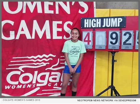fifth grader breaks high jump record at third preliminary at 45th anniversary colgate women s