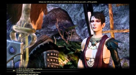 Dragon Age Origins Morrigan S Angry Kiss Youtube