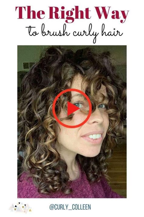 brush curly hair   curly hair styles pretty hairstyles healthy hair tips