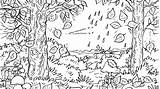 Coloring Autumn Pages Adults Coloringbay sketch template