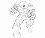 Juggernaut sketch template