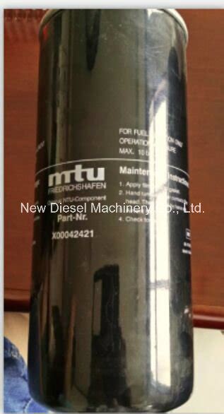 mtu  fuel filter spin   china fuel filters  oil filters