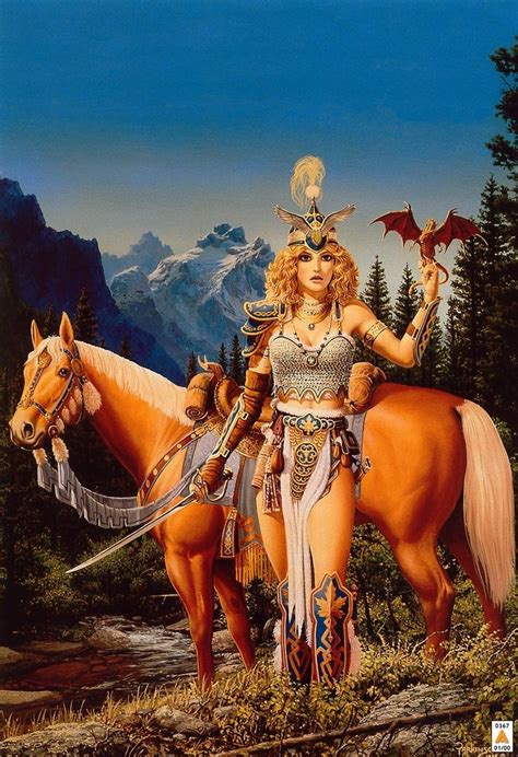 Keith Parkinson Dungeons And Dragons Art Norse Goddess