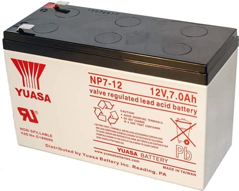 yuasa ups battery  ah hr np   volts  ampere rechargeable