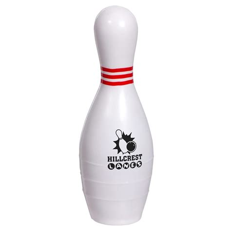 stress reliever bowling pin custom stress balls