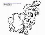 Coloring Pony Little Pages Pie Pinkie Paper First Print sketch template
