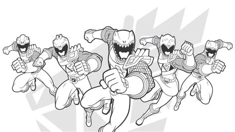 power rangers samurai coloring page  mighty morphin power