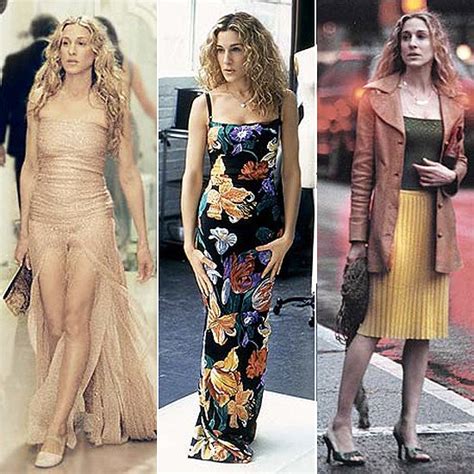carrie bradshaw style on sex and the city popsugar fashion