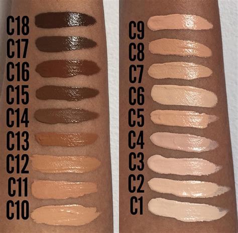 makeup revolution conceal  define foundation swatches homes