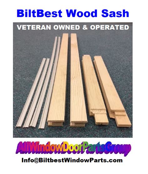 wood casement  awning window sash replacement kits  sizes biltbest window parts