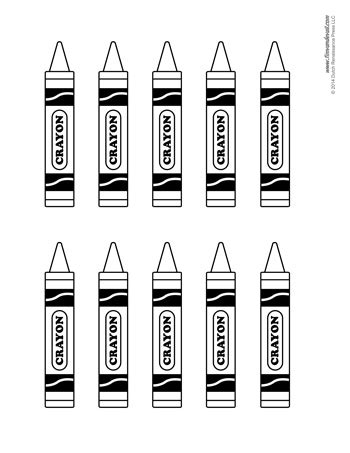 crayon templates tims printables