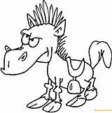 Funny Coloring Horse Pages Saddle Western Horses Printable Drawing Color Print Online Kids Tock Tick Crocodile Desenho Cavalo Getcolorings Cartoon sketch template