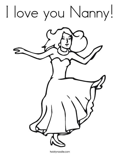 nanny coloring pages coloring pages