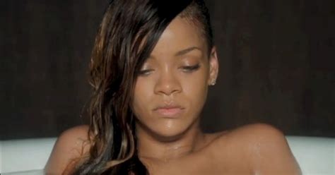 rihanna s stay video stripped down singer takes a soak huffpost uk