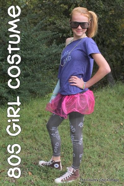 how to diy an 80s girl costume the country chic cottage