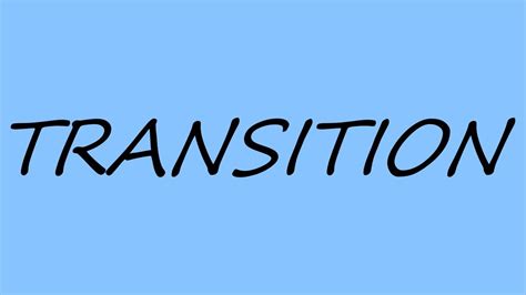 transition youtube