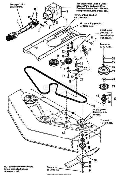 simplicity   mower deck parts diagram    mowers arbor drive group