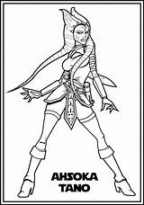 Ahsoka Coloring Wars Star Pages Color Magelord Adult First Tano Deviantart Kids Print Getcolorings Drawings Fresh Choose Board sketch template