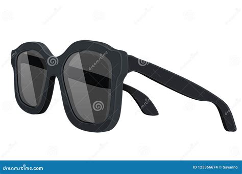 Sunglasses Side View Stock Illustrations 444 Sunglasses Side View
