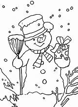 Coloring January Pages Snowman Printable Getcolorings Kids Color Abominable sketch template