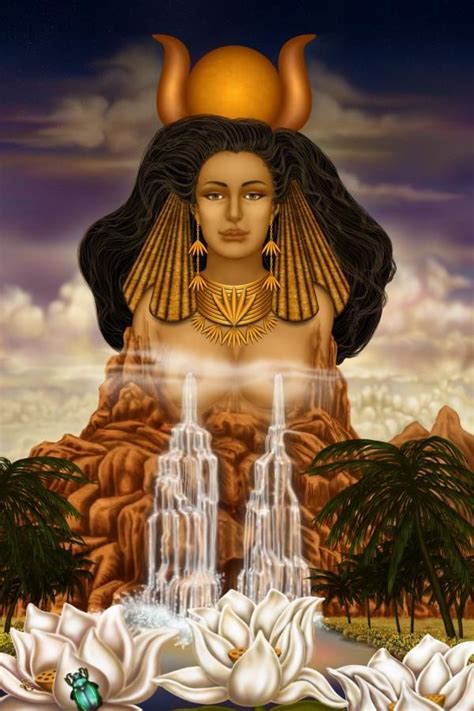 het heru hathor kemetic goddess of beauty goddess art egyptian