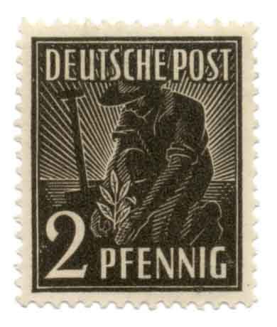 deutsche post  pfennig