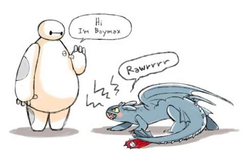 Baymax And Toothless Tumblr