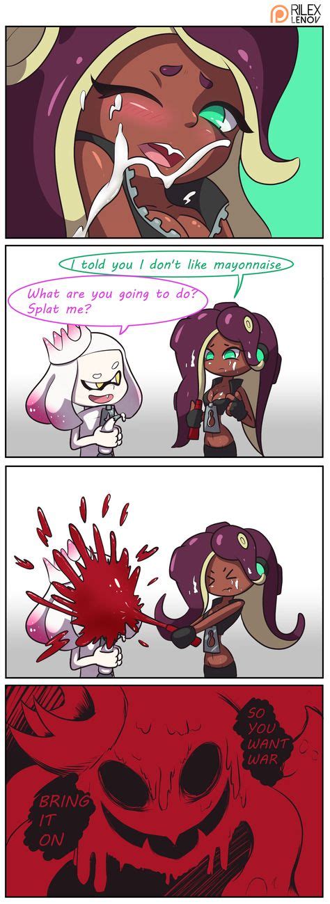 Pin By You Re My Super Star On Spoon Splatoon Comics Funny Games