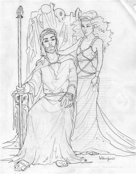 Hades And Persephone Percy Jackson Art Burdge Percy