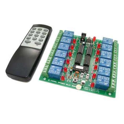 channel infrared ir relay board  remote askt quasar electronics limited