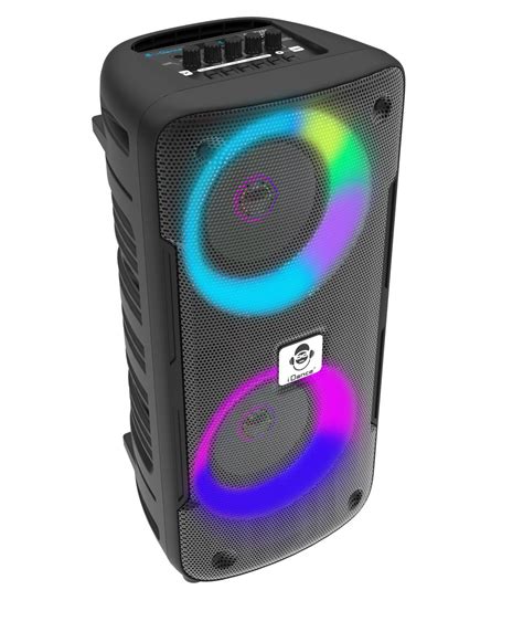idance groove  portable bluetooth party speaker  party lights