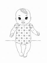 Baby Alive Coloring Pages Printable Via sketch template