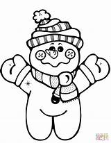 Coloring Snowman Pages Happy Printable Paper Colorings sketch template