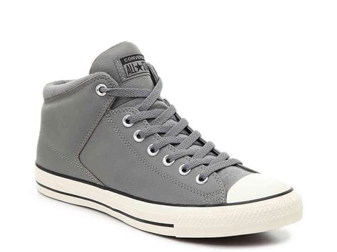 converse chuck taylor  star  street leather high top sneaker