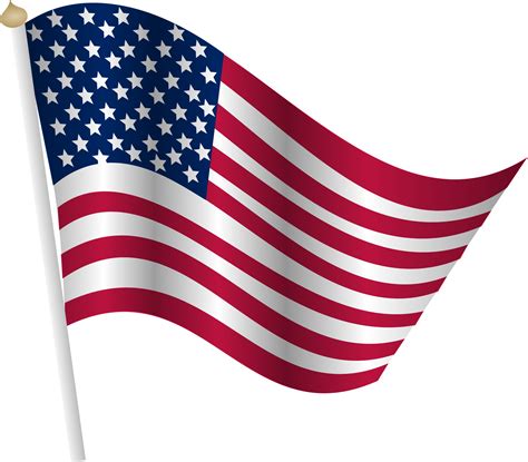 cartoon american flag pictures clipartix