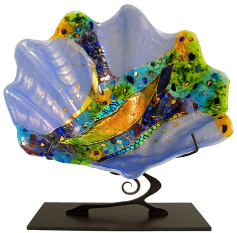 Large Shell Sculpture By Karen Ehart Art Glass Sculpture Artful Home