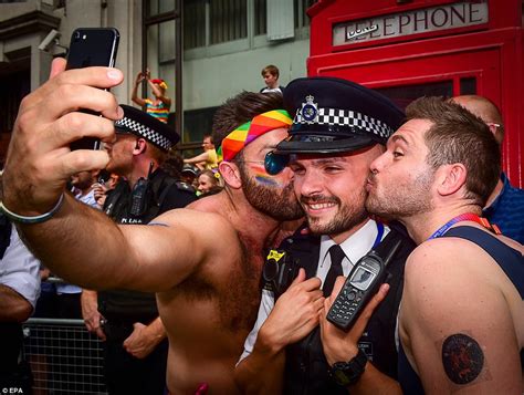 london pride 1m people gather for uk s biggest parade daily mail online