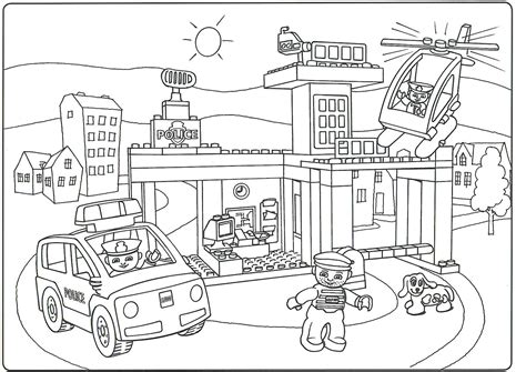lego police coloring pages  getdrawings