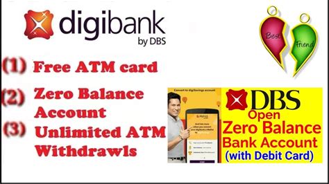 How To Open Dbs Zero Balance Bank Account In Tamil Youtube
