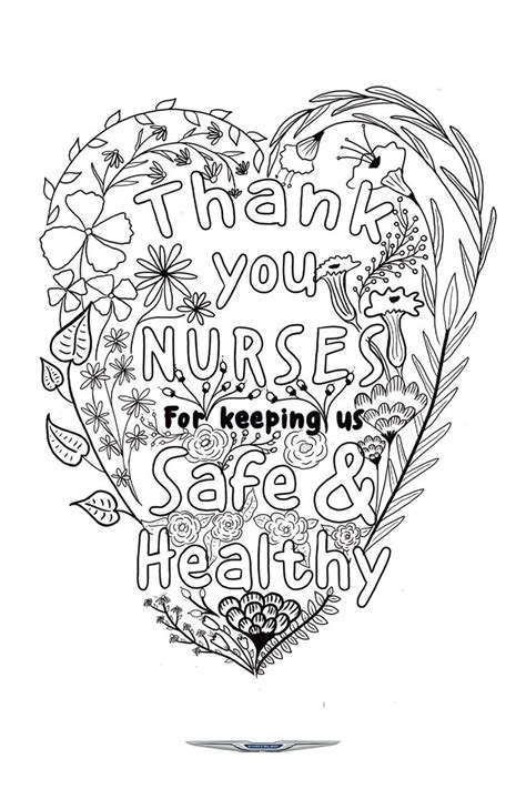 international nurses day nurses day lets celebrate coloring pages