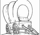 Wagon Coloring Pages Covered Trail Chuck Pioneer Drawing Conestoga Printable Getcolorings Wheel Getdrawings Sketch Clipartmag Color Colorings sketch template